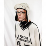 Ушанка с козырьком
